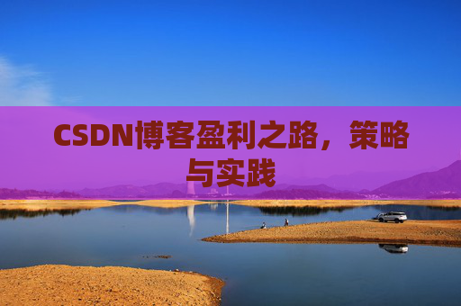 CSDN博客盈利之路,策略与实践